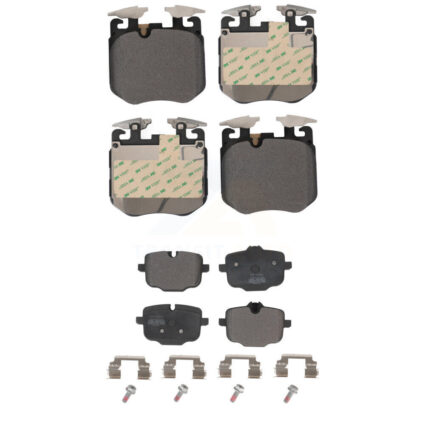 Front Rear Semi-Metallic Brake Pads Kit For BMW X5 X7 540i xDrive X6 750i M550i 740e B7 KPF-100617