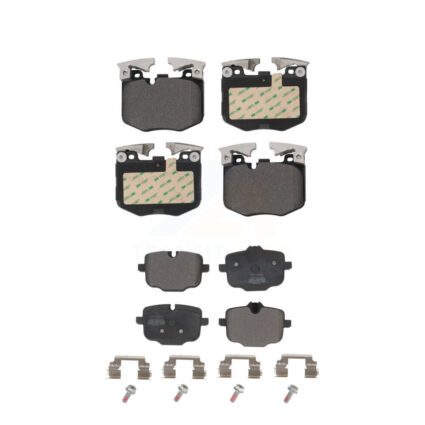 Front Rear Semi-Metallic Brake Pads Kit For BMW X3 X5 X4 X7 530i xDrive 530e 640i Gran KPF-100646
