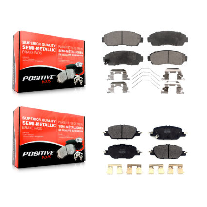 Front Rear Semi-Metallic Brake Pads Kit For Honda CR-V FULL HYBRID EV-GAS (FHEV) engine KPF-100650