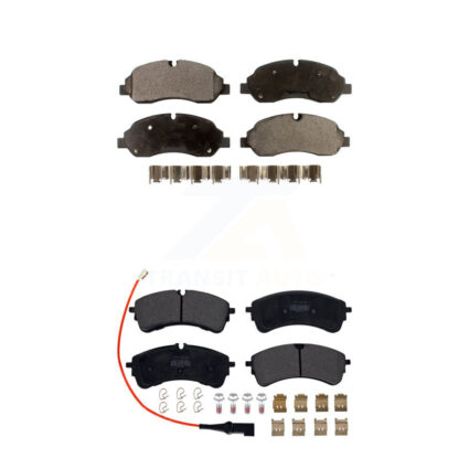 Front Rear Semi-Metallic Brake Pads Kit For Ford Transit-250 Transit-150 Transit-350 HD KPF-100675