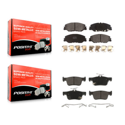 Front Rear Semi-Metallic Brake Pads Kit For Honda Civic KPF-100679