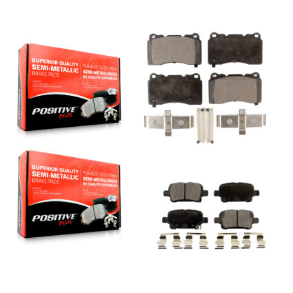 Front Rear Semi-Metallic Brake Pads Kit For Buick Regal Sportback TourX KPF-100681