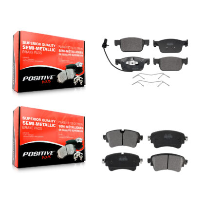 Front Rear Semi-Metallic Brake Pads Kit For Audi A4 Quattro KPF-100687
