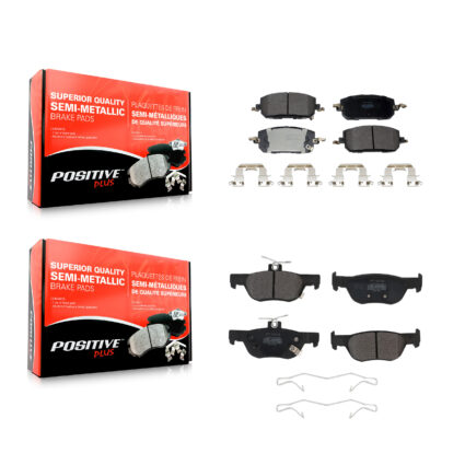 Front Rear Semi-Metallic Brake Pads Kit For 2022-2023 Mazda MX-30 EV KPF-100695