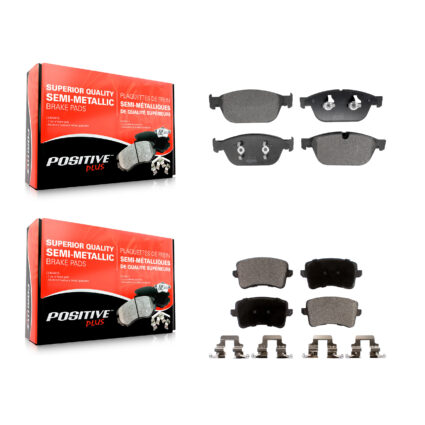 Front Rear Semi-Metallic Brake Pad Kit For 14-17 Audi SQ5 With 380mm Diameter Rotor KPF-100710