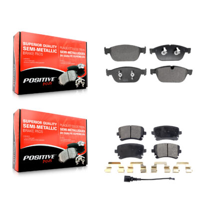 Front Rear Semi-Metallic Brake Pads Kit For Audi A8 Quattro KPF-100711