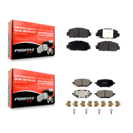 Front Rear Semi-Metallic Brake Pads Kit For Honda HR-V Clarity KPF-100721