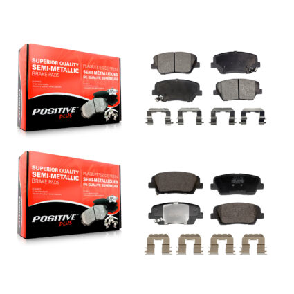Front Rear Semi-Metallic Brake Pads Kit For Hyundai Santa Fe Sport Kia Sorento KPF-100729