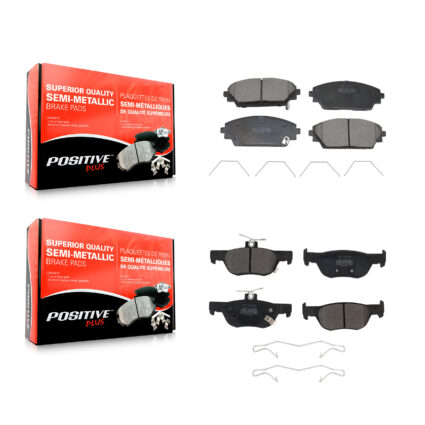 Front Rear Semi-Metallic Brake Pads Kit For 2020-2023 Mazda CX-30 KPF-100731