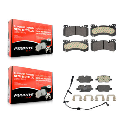 Front Rear Semi-Metallic Brake Pads Kit For Cadillac XT5 XT6 With Brembo Calipers KPF-100744