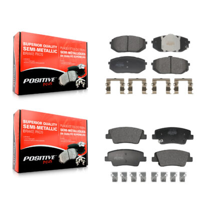 Front Rear Semi-Metallic Brake Pads Kit For Hyundai Ioniq 5 Kia EV6 6 KPF-100769