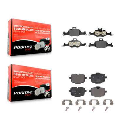 Front Rear Semi-Metallic Brake Pads Kit For BMW X5 540i xDrive X6 530e 540d KPF-100788