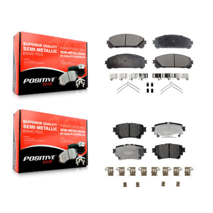 Front Rear Semi-Metallic Brake Pad Kit For Toyota Highlander Sienna Lexus RAV4 Prime bZ4X KPF-100794