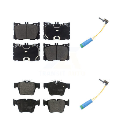 Front Rear Semi-Metallic Brake Pad Wear Sensor Kit For Mercedes-Benz GLC300 C43 AMG GLC43 KPW-100025