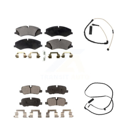 Front Rear Semi-Metallic Disc Brake Pads And Wear Sensors Kit For Land Rover Range KPW-100062