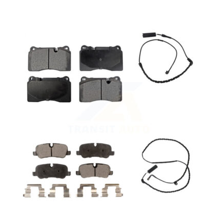 Front Rear Semi-Metallic Disc Brake Pads And Wear Sensors Kit For Land Rover Range KPW-100066