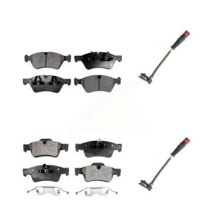 Front Rear Semi-Metallic Brake Pad Wear Sensor Kit For Mercedes-Benz ML350 R350 GL450 G55 KPW-100205