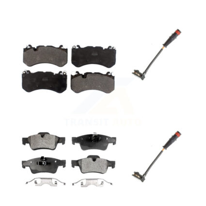 Front Rear Semi-Metallic Disc Brake Pads And Wear Sensors Kit For Mercedes-Benz G63 AMG KPW-100207