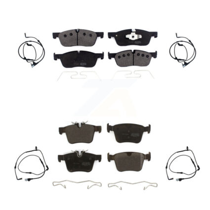 Front Rear Semi-Metallic Disc Brake Pads And Wear Sensors Kit For Land Rover Range Evoque KPW-100221