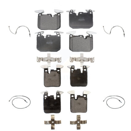 Front Rear Semi-Metallic Brake Pad Wear Sensor Kit For BMW 435i xDrive 440i Gran Coupe M2 KPW-100287