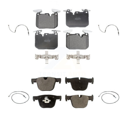 Front Rear Semi-Metallic Brake Pad Wear Sensor Kit For BMW 435i xDrive 440i Gran Coupe GT KPW-100288