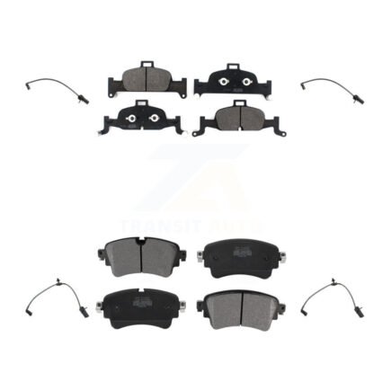 Front Rear Semi-Metallic Disc Brake Pads Wear Sensor Kit For Audi A4 Quattro A5 Sportback KPW-100370