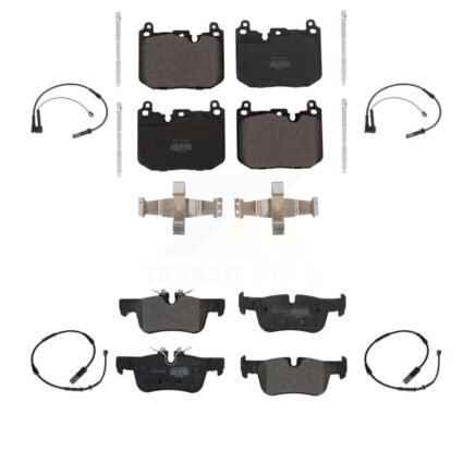 Front Rear Semi-Metallic Brake Pad And Wear Sensor Kit For Mini Cooper Countryman Clubman KPW-100384