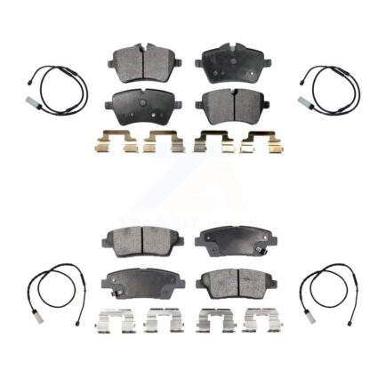 Front Rear Semi-Metallic Brake Pad And Wear Sensor Kit For Mini Cooper Countryman Paceman KPW-100420