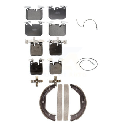 Front Rear Semi-Metallic Brake Pad Wear Sensor Kit (5Pc) For BMW 435i xDrive 440i Gran M2 KPW-100479