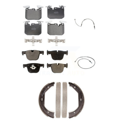 Front Rear Semi-Metallic Brake Pad Wear Sensor Kit (5Pc) For BMW 435i xDrive 440i Gran GT KPW-100480