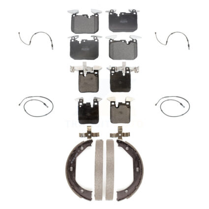 Front Rear Semi-Metallic Brake Pad Wear Sensor Kit (7Pc) For BMW 435i xDrive 440i Gran M2 KPW-100509