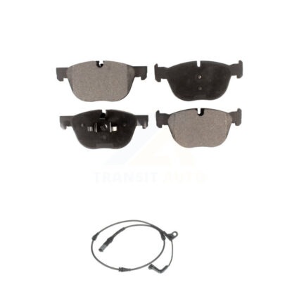 Front Semi-Metallic Disc Brake Pads And Wear Sensors Kit For BMW X5 X6 KPW-100571