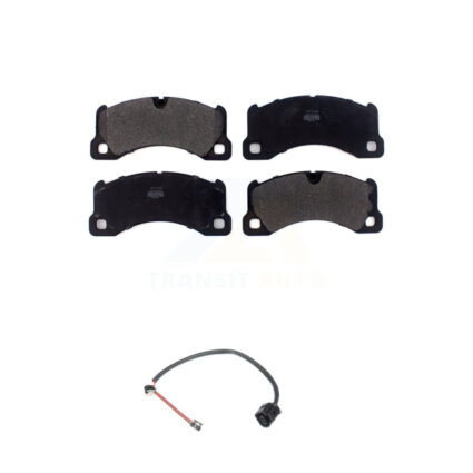 Front Semi-Metallic Disc Brake Pads And Wear Sensors Kit For Porsche Cayenne Panamera KPW-100595