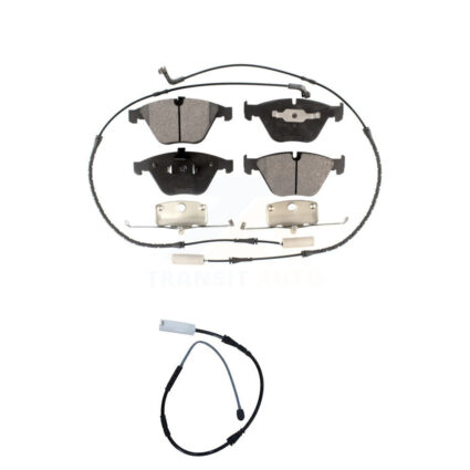 Front Semi-Metallic Disc Brake Pads And Extra Wear Sensors Kit For BMW X1 KPW-100602