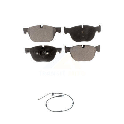 Front Semi-Metallic Disc Brake Pads And Wear Sensors Kit For BMW X5 X6 KPW-100625