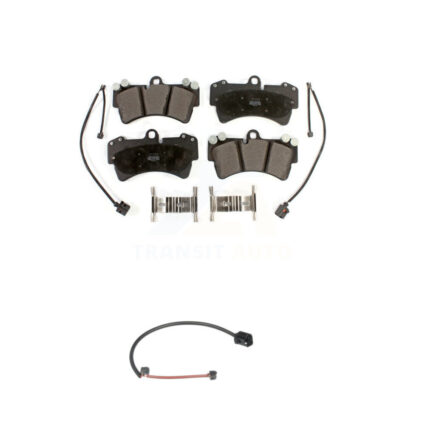 Front Semi-Metallic Disc Brake Pads And Extra Wear Sensor Kit For Audi Q7 Porsche Cayenne KPW-100631