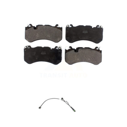 Front Semi-Metallic Brake Pad & Wear Sensor Kit For 2013-2014 Mercedes-Benz SL63 AMG SL65 KPW-100639