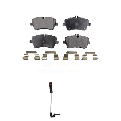 Front Semi-Metallic Brake Pad Wear Sensor Kit For 03 Mercedes-Benz CLK320 Coupe with 3.2L KPW-100649