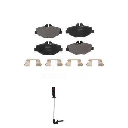 Front Semi-Metallic Brake Pad Wear Sensor Kit For 2003 Mercedes-Benz E320 Sedan with 3.2L KPW-100650