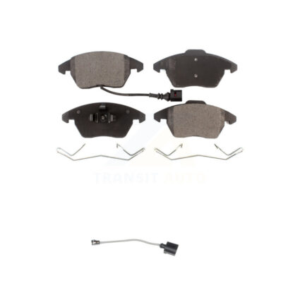 Front Semi-Metallic Brake Pad & Extra Wear Sensor Kit For Audi A3 Quattro Volkswagen Golf KPW-100655