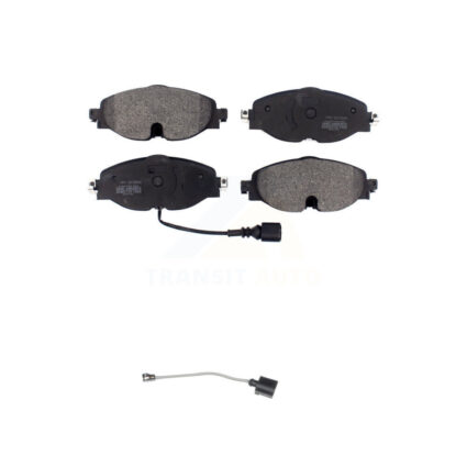 Front Semi-Metallic Brake Pads Extra Wear Sensor Kit For Volkswagen Golf Jetta SportWagen KPW-100656