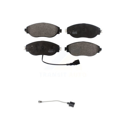 Front Semi-Metallic Brake Pad Extra Wear Sensor Kit For Volkswagen Tiguan Jetta Audi Q3 R KPW-100657