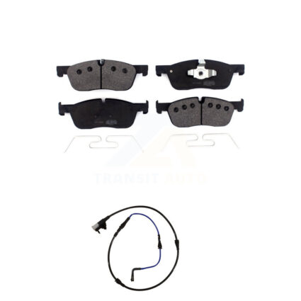 Front Semi-Metallic Disc Brake Pads And Wear Sensors Kit For Jaguar XE XF KPW-100662