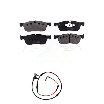 Front Semi-Metallic Disc Brake Pads And Wear Sensors Kit For Jaguar XE KPW-100664