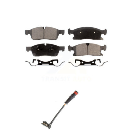 Front Semi-Metallic Disc Brake Pads Wear Sensor Kit For Mercedes-Benz ML350 GLE350 GLE400 KPW-100669