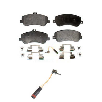 Front Semi-Metallic Disc Brake Pads Extra Wear Sensor Kit For Mercedes-Benz GLK350 GLK250 KPW-100696