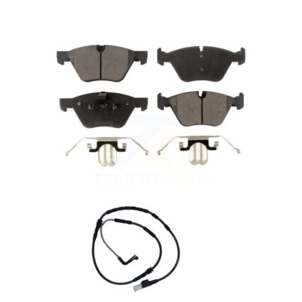 Front Semi-Metallic Disc Brake Pads And Wear Sensors Kit For BMW Z4 KPW-100742