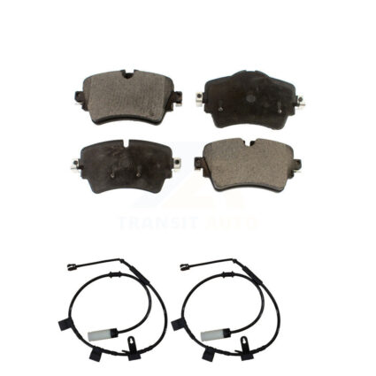 Front Semi-Metallic Disc Brake Pads And Wear Sensors Kit For 2015 Mini Cooper 1.6L KPW-100771