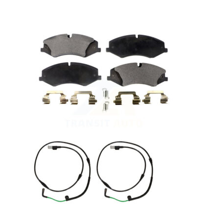 Front Semi-Metallic Disc Brake Pads And Wear Sensors Kit For Land Rover LR4 KPW-100782