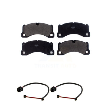 Front Semi-Metallic Disc Brake Pads And Wear Sensors Kit For Porsche Cayenne KPW-100805